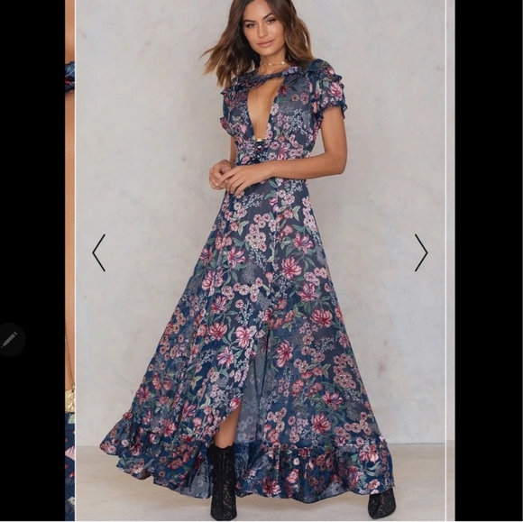 🍋For Love and Lemons Flora Maxi Dress - Picture 8 of 16